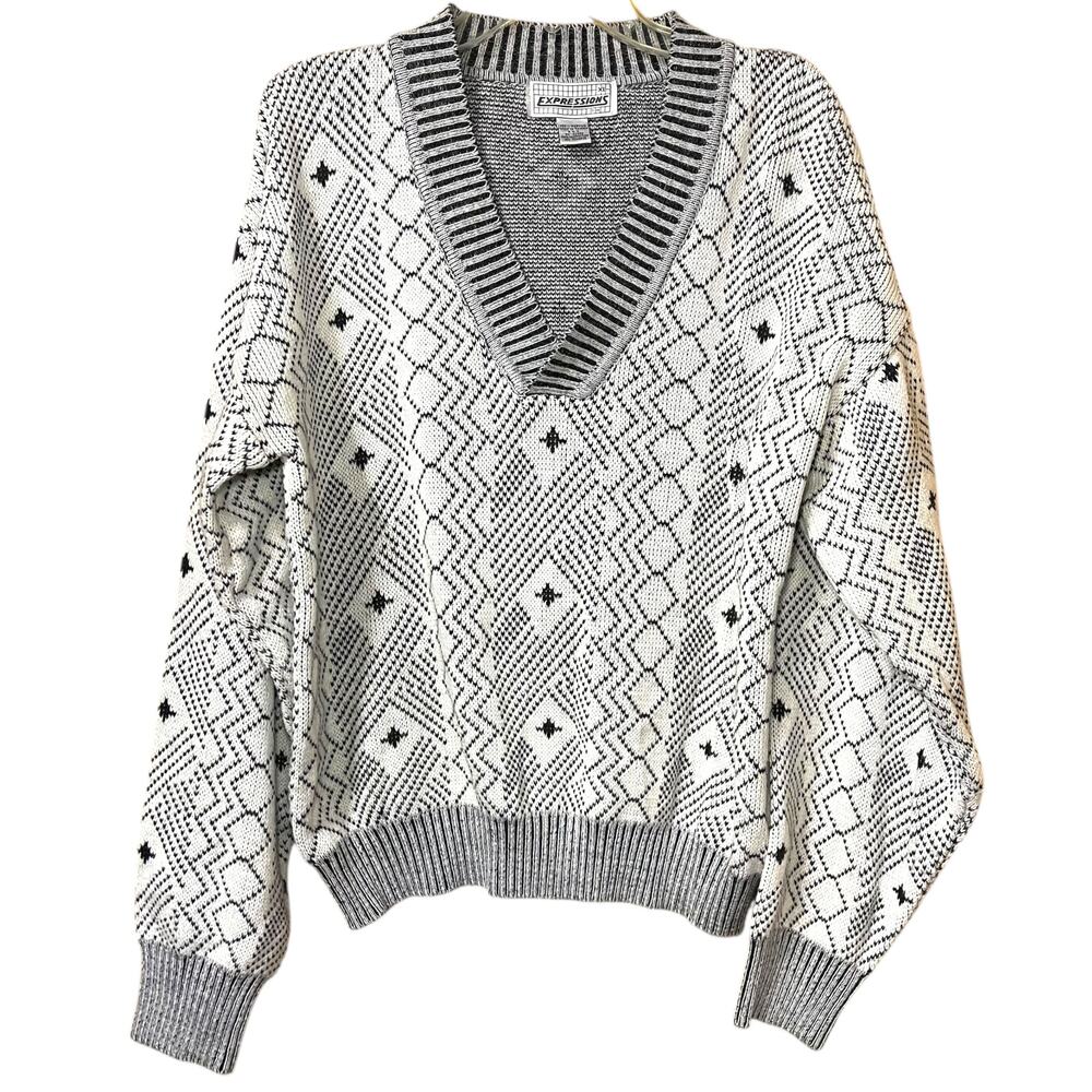 Expressions Men’s XL Sweater – Classic Knit Pullover, Excellent Condition